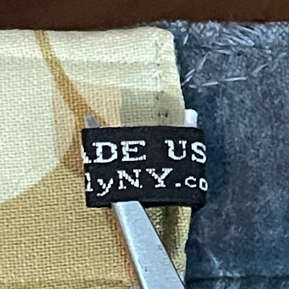 Pattern Cloth Belt with Faux Tortoise Buckle - Picture 5 of 7